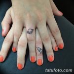 фото тату на пальцах 16.12.2018 №096 - photo tattoo on fingers - tatufoto.com