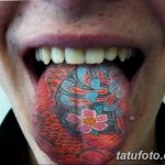 фото фото тату на языке 15.12.2018 №004 - tongue tattoo photo - tatufoto.com