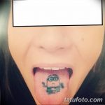 фото фото тату на языке 15.12.2018 №007 - tongue tattoo photo - tatufoto.com