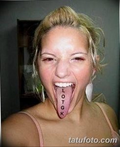 фото фото тату на языке 15.12.2018 №009 - tongue tattoo photo - tatufoto.com
