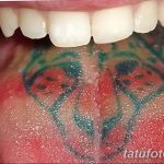 фото фото тату на языке 15.12.2018 №011 - tongue tattoo photo - tatufoto.com