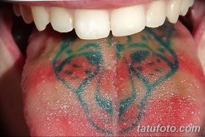 фото фото тату на языке 15.12.2018 №011 - tongue tattoo photo - tatufoto.com