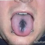 фото фото тату на языке 15.12.2018 №015 - tongue tattoo photo - tatufoto.com