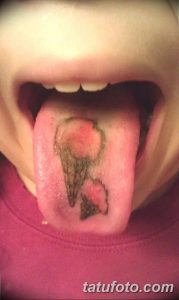фото фото тату на языке 15.12.2018 №016 - tongue tattoo photo - tatufoto.com