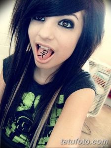 фото фото тату на языке 15.12.2018 №017 - tongue tattoo photo - tatufoto.com