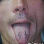 фото фото тату на языке 15.12.2018 №026 - tongue tattoo photo - tatufoto.com