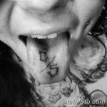 фото фото тату на языке 15.12.2018 №037 - tongue tattoo photo - tatufoto.com