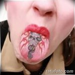 фото фото тату на языке 15.12.2018 №040 - tongue tattoo photo - tatufoto.com