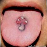 фото фото тату на языке 15.12.2018 №046 - tongue tattoo photo - tatufoto.com