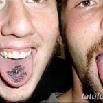 фото фото тату на языке 15.12.2018 №048 - tongue tattoo photo - tatufoto.com