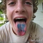 фото фото тату на языке 15.12.2018 №049 - tongue tattoo photo - tatufoto.com