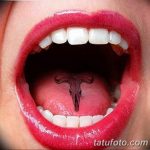 фото фото тату на языке 15.12.2018 №053 - tongue tattoo photo - tatufoto.com