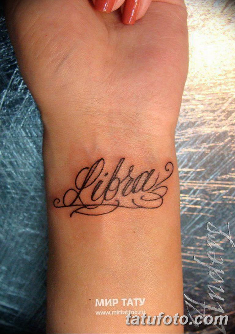 Татуировки на запястье для девушек надписи с именами