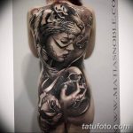Фото пример рисунка женской тату 28.01.2019 №049 - photo of female tattoo - tatufoto.com