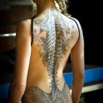 Фото пример рисунка женской тату 28.01.2019 №074 - photo of female tattoo - tatufoto.com