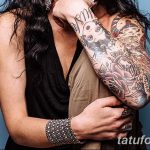 Фото пример рисунка женской тату 28.01.2019 №092 - photo of female tattoo - tatufoto.com