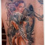 Фото пример рисунка женской тату 28.01.2019 №099 - photo of female tattoo - tatufoto.com