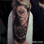 Фото пример рисунка женской тату 28.01.2019 №104 - photo of female tattoo - tatufoto.com