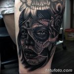 Фото пример рисунка женской тату 28.01.2019 №105 - photo of female tattoo - tatufoto.com