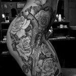 Фото пример рисунка женской тату 28.01.2019 №129 - photo of female tattoo - tatufoto.com