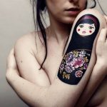 Фото пример рисунка женской тату 28.01.2019 №167 - photo of female tattoo - tatufoto.com