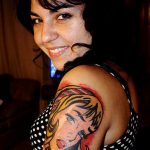 Фото пример рисунка женской тату 28.01.2019 №172 - photo of female tattoo - tatufoto.com