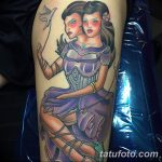 Фото пример рисунка женской тату 28.01.2019 №186 - photo of female tattoo - tatufoto.com