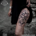 Фото пример рисунка женской тату 28.01.2019 №221 - photo of female tattoo - tatufoto.com