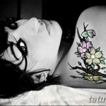 Фото пример рисунка женской тату 28.01.2019 №343 - photo of female tattoo - tatufoto.com
