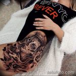 Фото пример рисунка женской тату 28.01.2019 №346 - photo of female tattoo - tatufoto.com