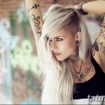 Фото пример рисунка женской тату 28.01.2019 №431 - photo of female tattoo - tatufoto.com