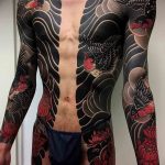 Фото тату в стиле Якудза 28.01.2019 №003 - photo of yakuza tattoo - tatufoto.com