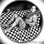 фото Мэтт Гоне тату в квадрат 04.01.2019 №038 - Matt Gone tattoo - tatufoto.com