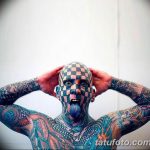 фото Мэтт Гоне тату в квадрат 04.01.2019 №044 - Matt Gone tattoo - tatufoto.com