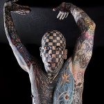 фото Мэтт Гоне тату в квадрат 04.01.2019 №058 - Matt Gone tattoo - tatufoto.com