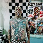 фото Мэтт Гоне тату в квадрат 04.01.2019 №083 - Matt Gone tattoo - tatufoto.com