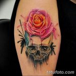 фото красивой цветной тату 28.01.2019 №016 - photo of a beautiful color tattoo - tatufoto.com