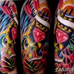 фото красивой цветной тату 28.01.2019 №284 - photo of a beautiful color tattoo - tatufoto.com