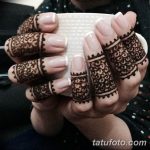 фото мехенди кольца на пальцах 25.01.2019 №090 - photo mehendi rings - tatufoto.com