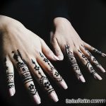 фото мехенди кольца на пальцах 25.01.2019 №096 - photo mehendi rings - tatufoto.com