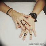фото мехенди кольца на пальцах 25.01.2019 №104 - photo mehendi rings - tatufoto.com