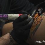 фото процесс нанесения тату 22.01.2019 №002 - photo tattooing process - tatufoto.com