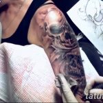 фото процесс нанесения тату 22.01.2019 №005 - photo tattooing process - tatufoto.com