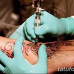 фото процесс нанесения тату 22.01.2019 №011 - photo tattooing process - tatufoto.com