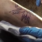 фото процесс нанесения тату 22.01.2019 №014 - photo tattooing process - tatufoto.com