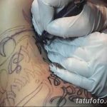 фото процесс нанесения тату 22.01.2019 №024 - photo tattooing process - tatufoto.com