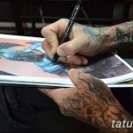 фото процесс нанесения тату 22.01.2019 №029 - photo tattooing process - tatufoto.com