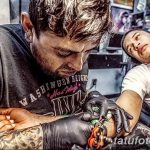 фото процесс нанесения тату 22.01.2019 №073 - photo tattooing process - tatufoto.com