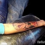 фото процесс нанесения тату 22.01.2019 №081 - photo tattooing process - tatufoto.com