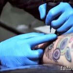 фото процесс нанесения тату 22.01.2019 №108 - photo tattooing process - tatufoto.com